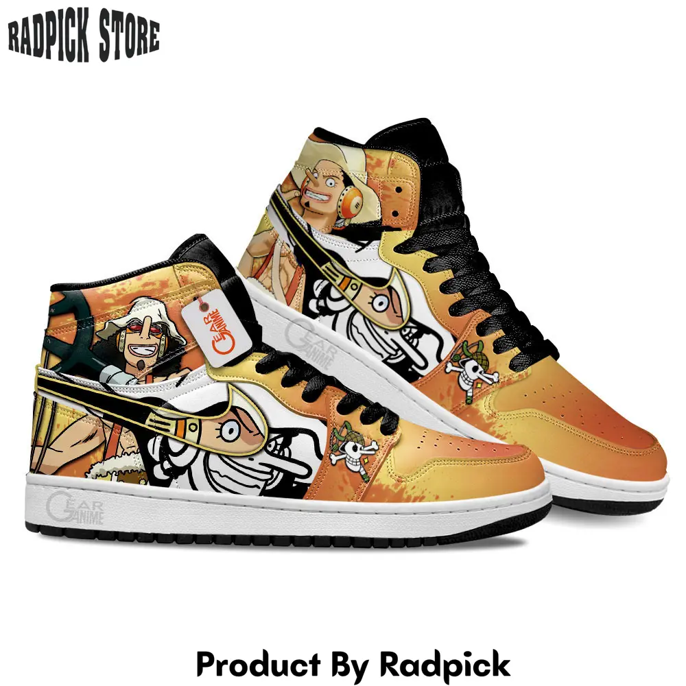 Usopp air jordan high top sneakers anime mn21  rp0353495